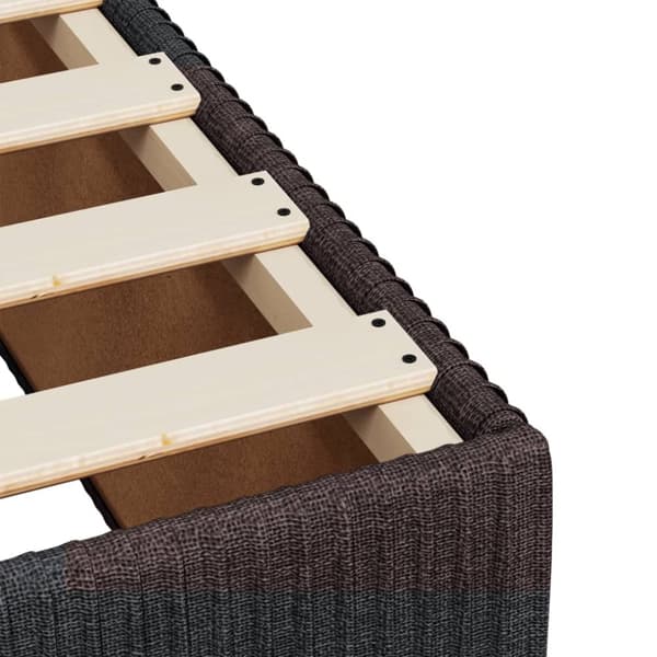 Continental Bed Patja Ruskea Kangas 200x200 cm