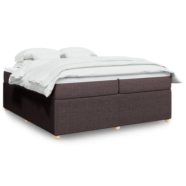 Continental Bed Patja Ruskea Kangas 200x200 cm