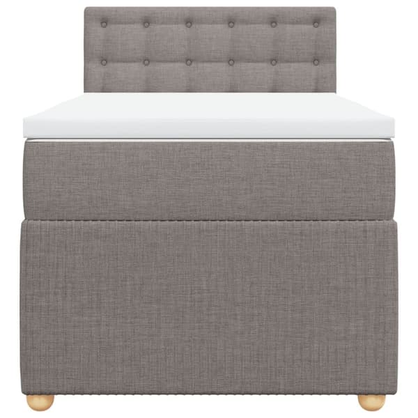 Continental sänky patjalla Taupe Kangas 90x200 cm