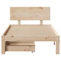 Pikkukuva 4 / 10: Sängynrunko laatikoilla 75x190 cm täysi mänty