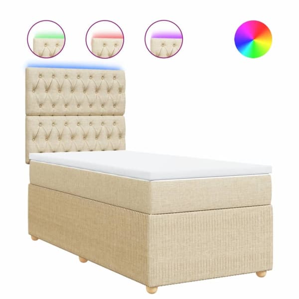 Continental Bed patja Cream Kangas 80x200 cm