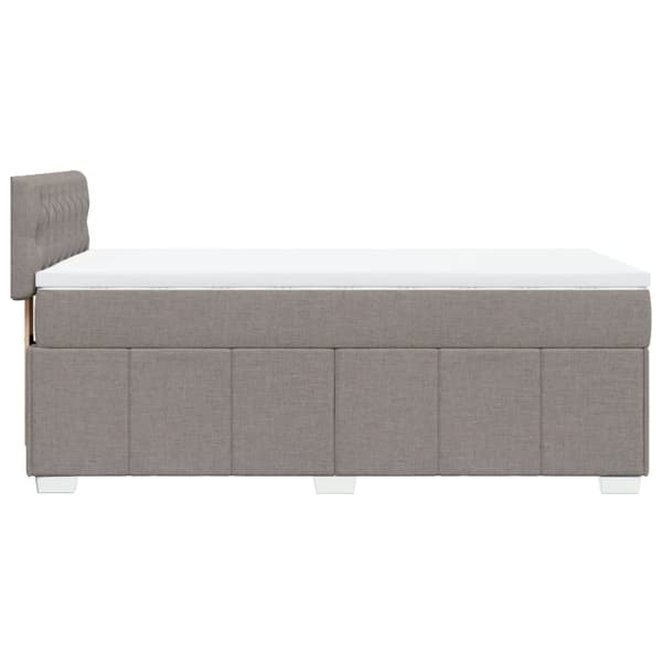 Continental sänky patjalla Taupe Kangas 90x190 cm