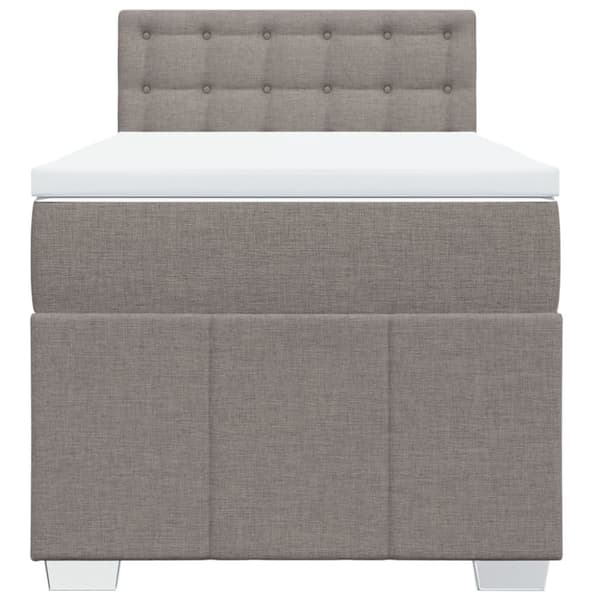 Continental sänky patjalla Taupe Kangas 90x190 cm