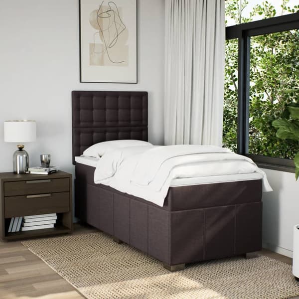 Continental Bed Patja Ruskea Kangas 100x200 cm