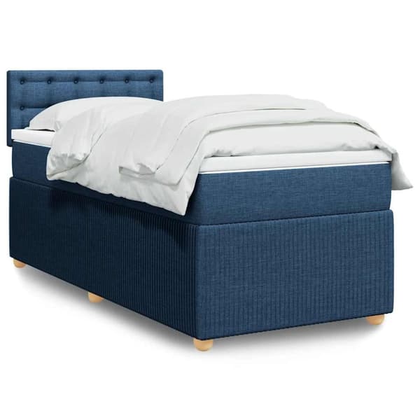 Continental Bed Patja, Sininen, Kangas, 80x200 cm