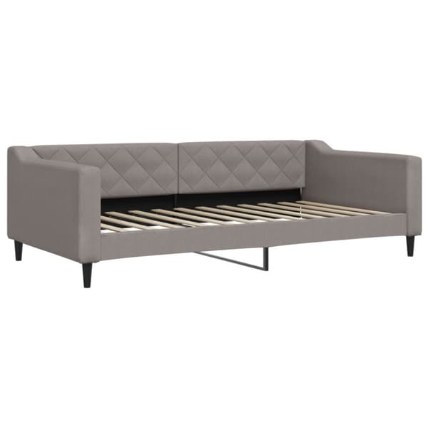 Dagbädd taupe 100x200 cm tyg