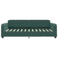 Miniatyrbillede 3 af 8: daybed 100x200 cm velour mørkegrøn