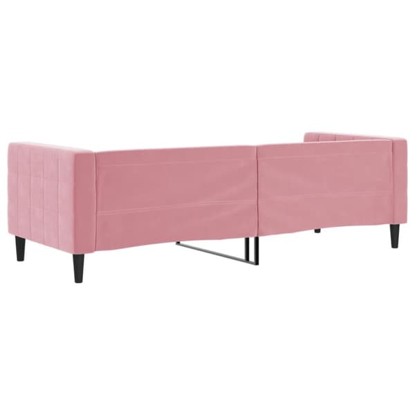 daybed 80x200 cm velour pink