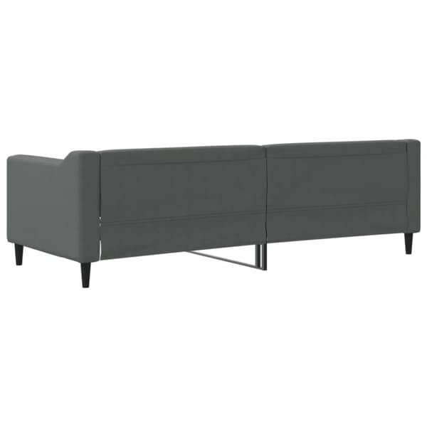 Dagbädd mörkgrå 80x200 cm tyg