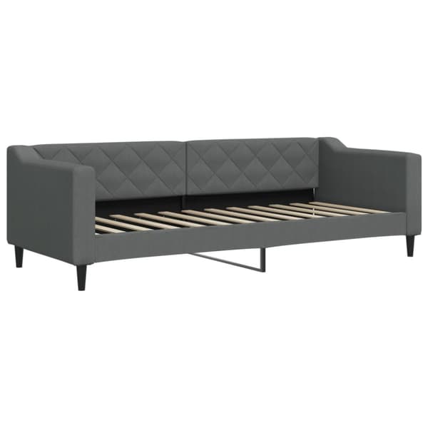 Dagbädd mörkgrå 80x200 cm tyg