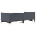 Miniatyrbillede 5 af 10: daybed med udtræk og skuffer 100x200 cm velour mørkegrå