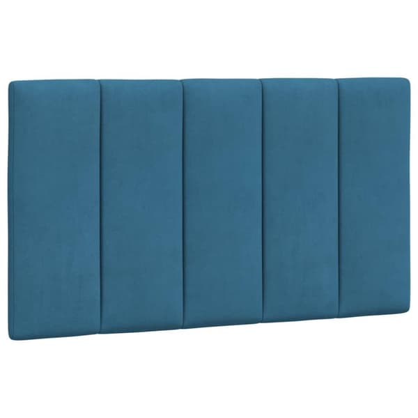 Sänky patjalla Sininen 90x200 cm Velvet