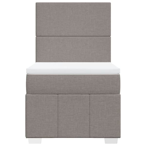 Continental sänky patjalla Taupe Kangas 90x200 cm
