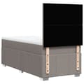 Pikkukuva 6 / 10: Continental sänky patjalla Taupe Kangas 90x200 cm