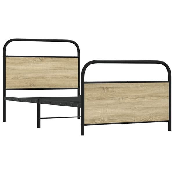 Sänky ilman patjaa 90x190 cm Sonoma Oak
