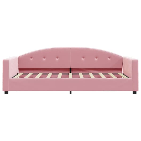 Dagbädd rosa 80x200 cm sammet