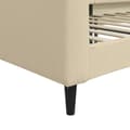 Miniatyrbillede 6 af 8: daybed 100x200 cm stof cremefarvet