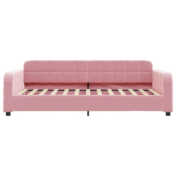 Vuodesohva Pinkki 100x200 cm samettiverhoilu