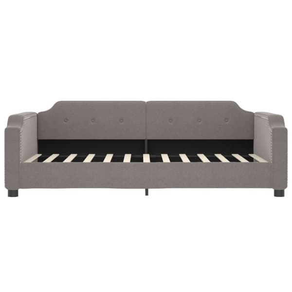 Dagbädd utdragbar taupe 90x200 cm tyg