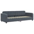 Miniatyrbillede 6 af 10: daybed med udtræk 80x200 cm velour mørkegrå
