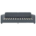 Miniatyrbillede 7 af 10: daybed med udtræk 80x200 cm velour mørkegrå