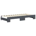 Miniatyrbillede 8 af 10: daybed med udtræk 80x200 cm velour mørkegrå