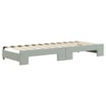 Miniatyrbillede 7 af 9: daybed med udtræk 80x200 cm velour lysegrå