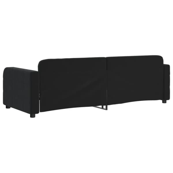 Dagbädd svart 80x200 cm sammet