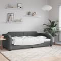 Miniatyrbillede 1 af 8: daybed 90x190 cm stof mørkegrå