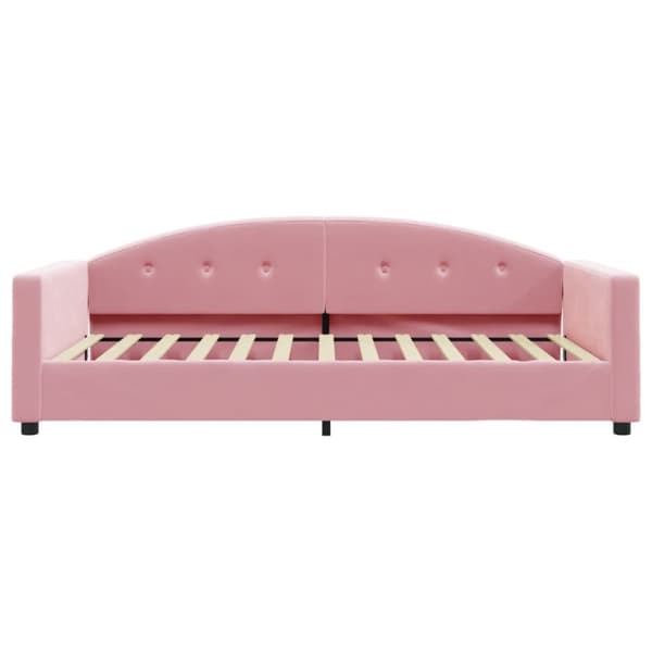 Dagbädd rosa 100x200 cm sammet