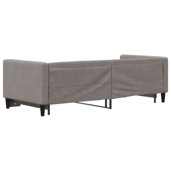Dagbädd utdragbar taupe 80x200 cm tyg