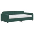 Miniatyrbillede 2 af 10: daybed med madras 100x200 cm velour mørkegrøn