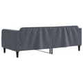 Miniatyrbillede 5 af 8: daybed 100x200 cm velour mørkegrå