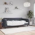 Miniatyrbillede 1 af 8: daybed 100x200 cm velour mørkegrå