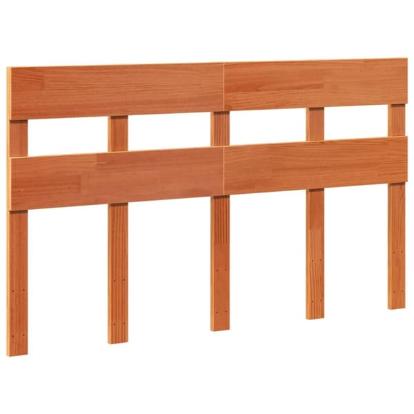 sengeramme uden madras 120x190 cm massivt fyrretræ gyldenbrun