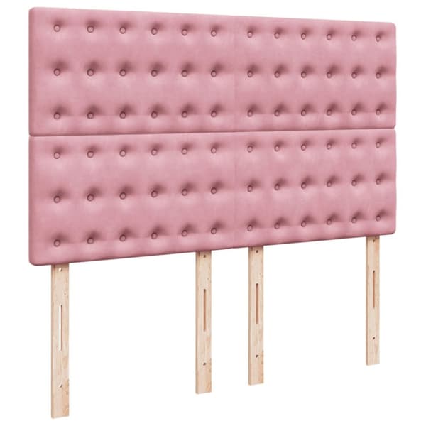 Continental sänky patjalla Pinkki 140x200 cm Velvet