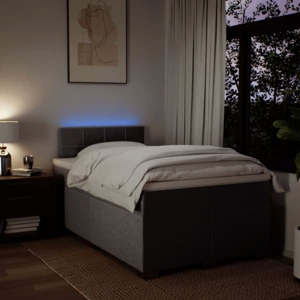 Continental sänky patjalla Taupe 120x190 cm Kangas