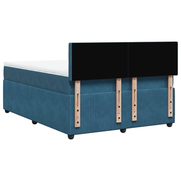 Continental sänky patjalla Sininen 140x190cm Velvet