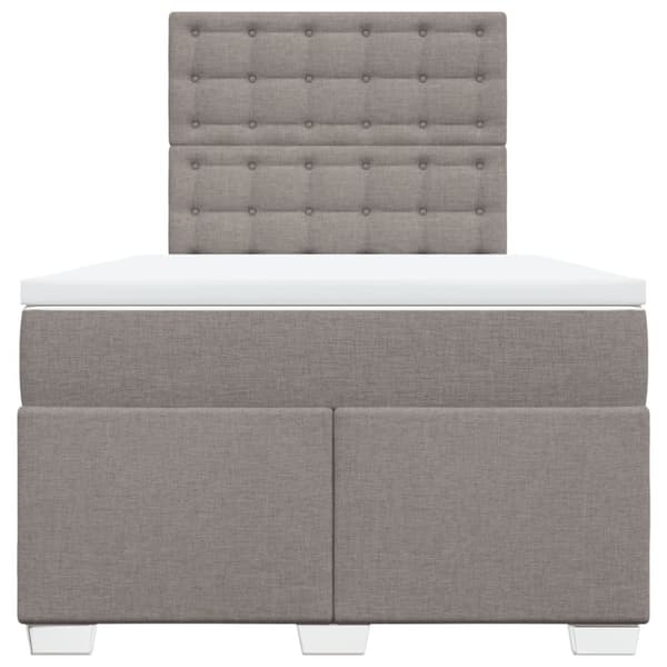Continental sänky patjalla Taupe 120x190 cm Kangas