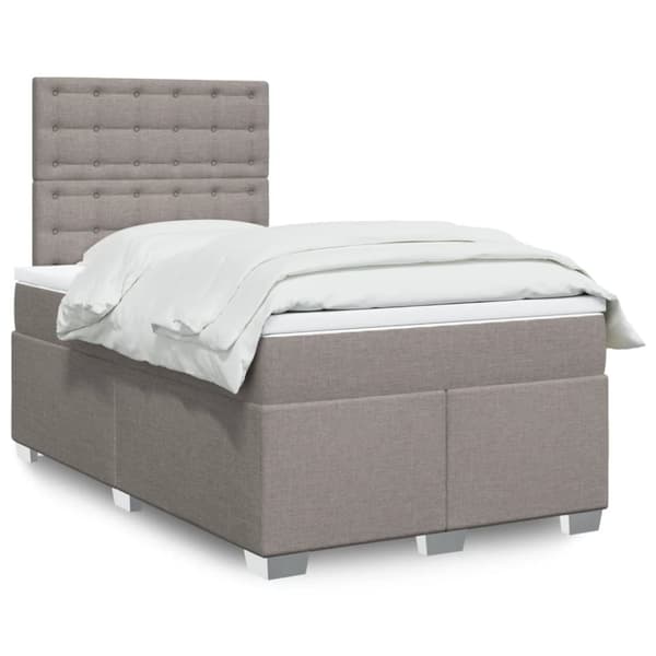Continental sänky patjalla Taupe 120x190 cm Kangas