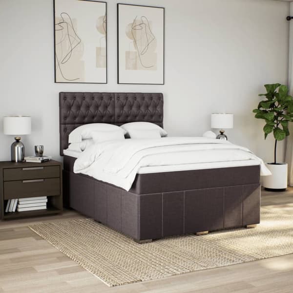 Continental Bed Patja Ruskea Kangas 160x200 cm