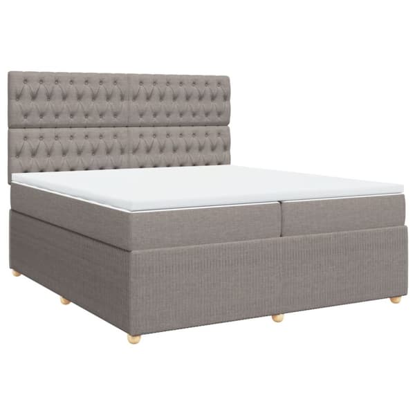 Continental sänky patjalla Taupe Kangas 200x200 cm