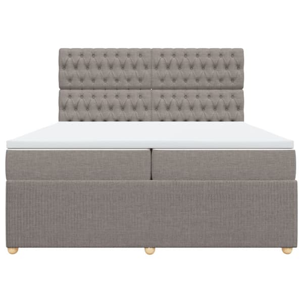 Continental sänky patjalla Taupe Kangas 200x200 cm