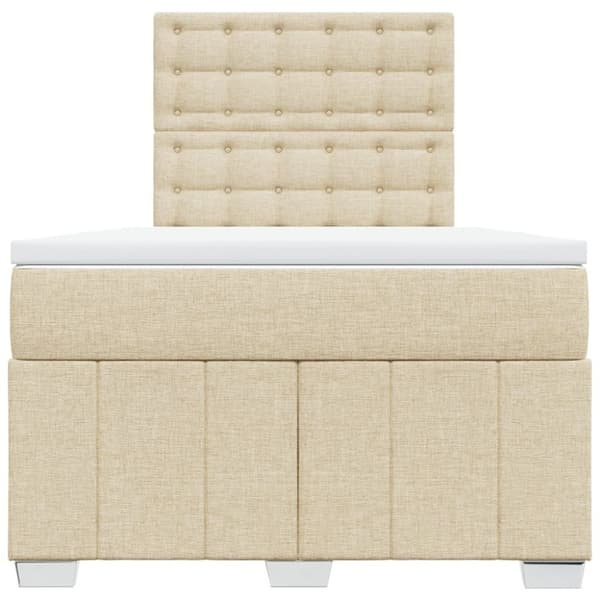 Continental sänky patjalla Cream Kangas 120x200 cm
