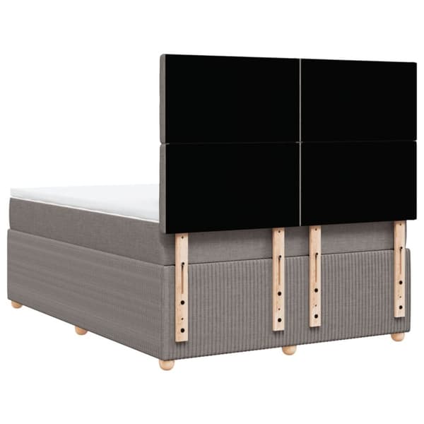 Continental sänky patjalla Taupe Kangas 140x190 cm