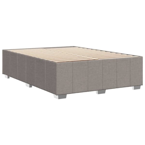 Sängynrunko ilman patjaa Taupe 140x190 cm Kangas verhoiltu