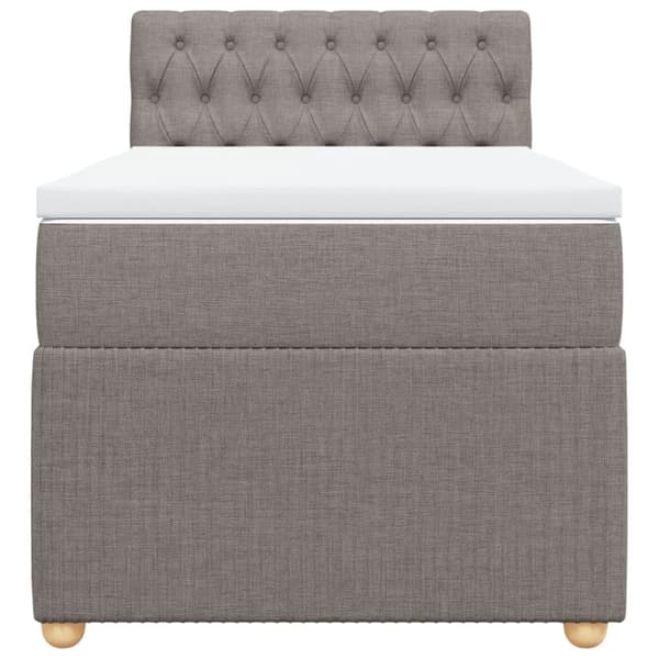 Continental sänky patjalla Taupe Kangas 80x200 cm