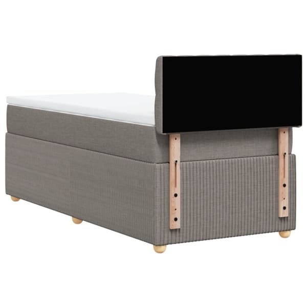 Continental sänky patjalla Taupe Kangas 80x200 cm