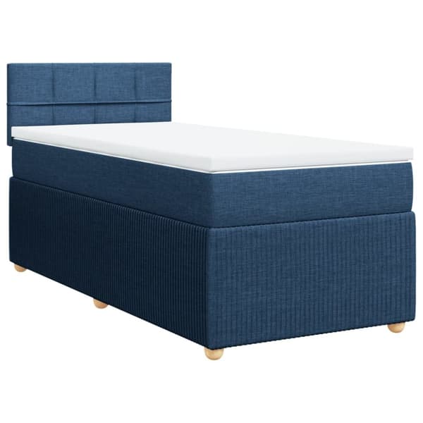 Continental Bed Patja, Sininen, Kangas, 80x200 cm
