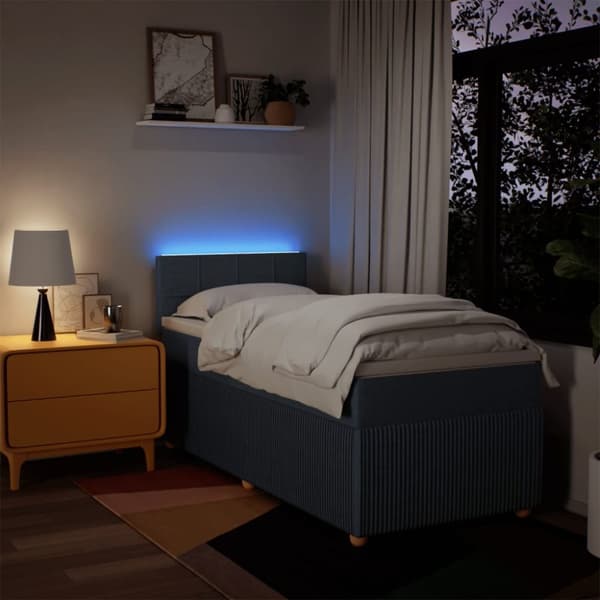 Continental Bed Patja, Sininen, Kangas, 80x200 cm
